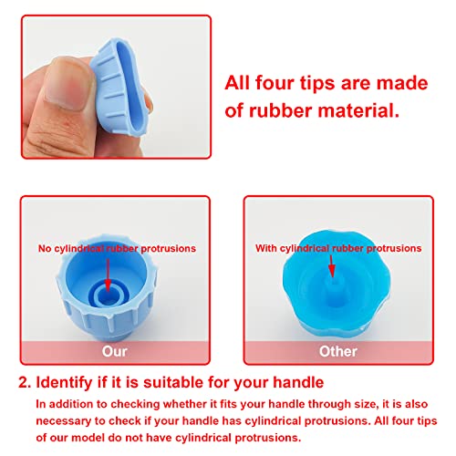 Face Care Skin Beauty Set Hydro Dermabrasion Water Scrub Silicone Tips Small Vortex 3 Pcs for Elitzia ET89 ETLB246 or ETLB248 Beauty Machine
