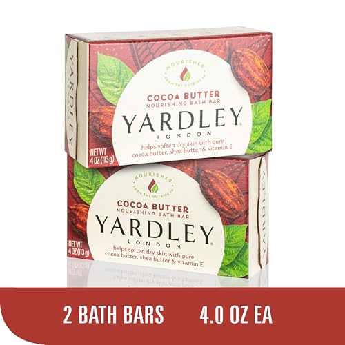 YARDLEY LONDON Bath Soap Bars and Body Soap Bars Bundle - : English Lavender, Oatmeal & Almond, Aloe & Avocado, Cocoa Butter, Lemon Verbena 4.0 oz (, Two Each), 10 Count (Pack of 2)