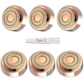 Replacement Heads for Flawless Generation 2, Compatible with Finishing Touch Flawless Facial Hair Remover for Women, Double Halo Gen 2 Replacement Blades, 6 Pack