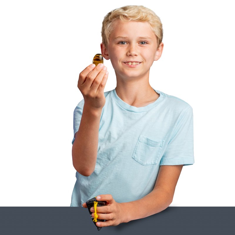 Rock Tumbler Kit with Gemstones and Jewelry Making for Kids - Educational STEM Toy
