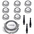 Upgrade Replacement Heads for Norelco 5000 Replacement Blades, New SH50 Shaving Heads Compatible with Norelco Replacement Heads Series 5000 (S5xxx), Double Blades for Electric Razor for Men