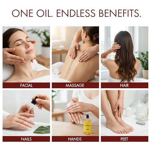 Majestic Pure Vitamin E Oil 8 Oz Vitamin E oil for Skin, Face Oil, Hair Oil and Body Oil- 100% Pure and Natural, 20,000 IU- Cold Pressed Hexane Free Non-GMO Gluten Free Formula (Pack of 2)