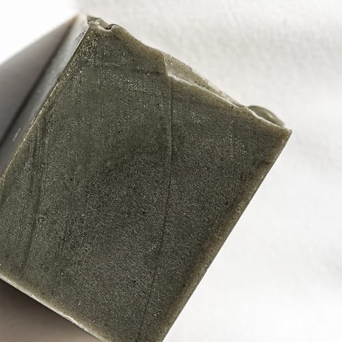 Osmia Skincare - Natural Black Clay Facial Soap Bar | Dead Sea Mud, Jojoba Oil, Mango Butter, Coconut Milk | Nourish, Soothe, Soften | Clean Beauty For Healthy Skin (2.25 oz | 64 g)