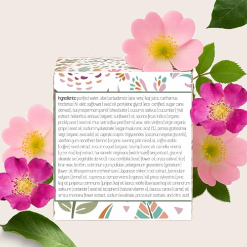 Under Eye Cream for Dark Circles & Puffiness ? Anti-Aging Hydrating Eye Cream with Hyaluronic Acid for Fine Lines & Wrinkles ? Wild Rose Renewal