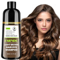 FARNDU Light Brown Hair Dye Shampoo for Gray Hair Coverage - 3 In 1 Natural Hair Color Shampoo for Women & Men, Champu Para Canas Mujer