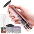 Electric Foot Callus Remover Rechargeable, Professional Pedicure Tools for Feet with 40PCS Sandpaper Discs, Adjustable Speed Heel Scraper for Cracked Heels, Foot Care Scrubber File for Dry Dead Skin