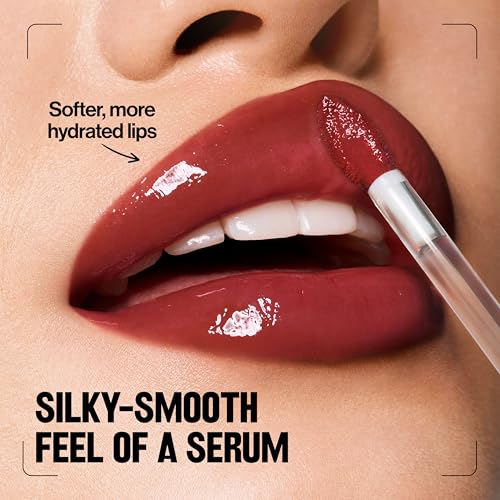 REVLON PhotoReady Instant Plump Serum, Plumping Gloss, Hydrating, Non-Sticky & High Shine Finish, 003 Magically Inflated, 0.25 fl oz