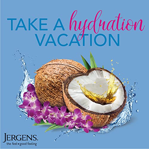 Jergens Wet Skin Body Moisturizer With Coconut Oil, In Shower Lotion For Dry Skin 10 Fl Oz & Wet Skin Body Moisturizer with Shea Butter Oil, Pure Shea Butter In Shower Lotion