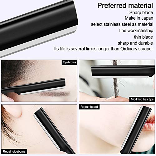 Miss Gorgeous Eyebrow Razor, Eyebrow Razor Shaper for Men and Women, Grooming Shavers (black)