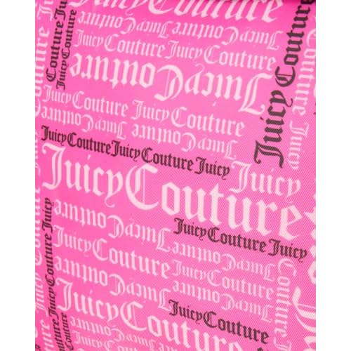 Juicy Couture Hot Pink Graffiti Makeup Bag Cosmetics Organizer Travel Essentials Weekender Logo