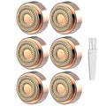 Generation 2 Replacement Heads for Flawless Finishing Touch Hair Removal Tool for Women, Double Ring Blades for Gen 2 Device Old Flawless, 6 Count