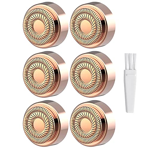 Generation 2 Replacement Heads for Flawless Finishing Touch Hair Removal Tool for Women, Double Ring Blades for Gen 2 Device Old Flawless, 6 Count