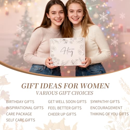 Get Well Soon Gifts for Women ? Self Care Spa Gift Basket, Thinking of You Gifts Sympathy Care Package, Sending Hugs Recovery Gift Set for Birthday, Christmas, Wife, Mom, Sister & Friends