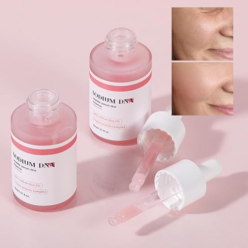 Sodium DNA Peptide Serum, Pink glow serum, Peptide, Niacinamide, Hydrating & Moisturizing & Firming, Uneven Skin Tone