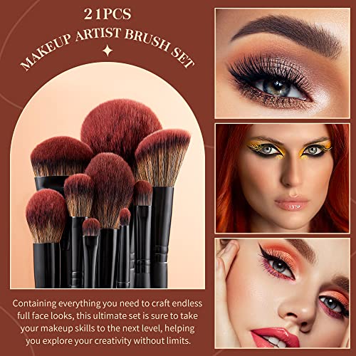 Jessup Makeup Brushes T271 with Foundation Brush+Makeup Sponge T881