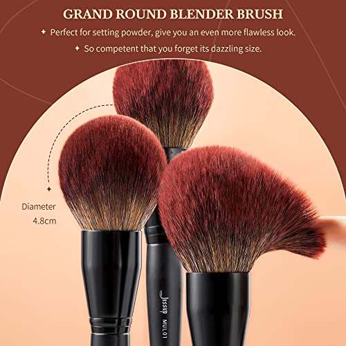 Jessup Makeup Brushes T271 with Foundation Brush+Makeup Sponge T881