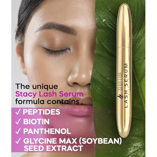 STACY LASH Eyelash Extension Shampoo 1.69 fl.oz Serum 5ml / Eyelid Foaming Cleanser/Supplies for Lashes Growth & Thickness/With Biotin/Enhancing Natural Eyelashes/Professional & Self Use