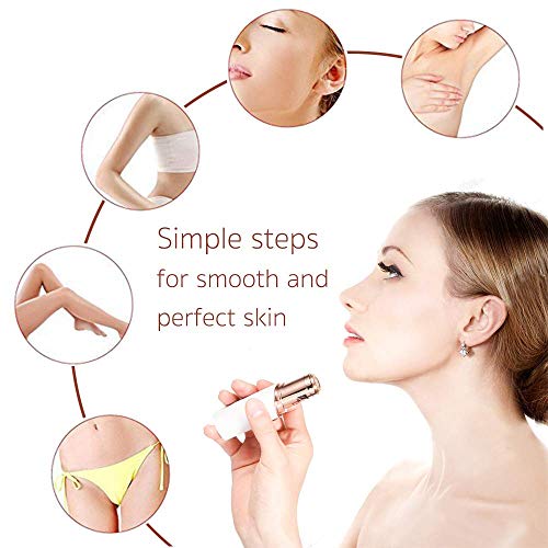 Generation 1 Replacement Heads for Old Flawless Gen 1 Facial Hair Remover, 2 pack
