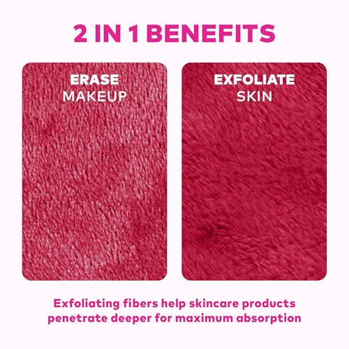 7-Day Set, Erase All Makeup with Just Water, Including Waterproof Mascara, Eyeliner, Foundation, Lipstick, Sunscreen, and More! 7ct