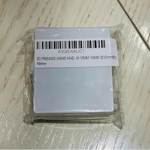 8D PREMADE (HAND MADE) FAN LASHES (500 FANS/TRAY) FOR EYELASH EXTENSION, C CURL AND D CURL, 0.07 THICKNESS, LENGTH FROM 10MM-15MM (D12mm8D)