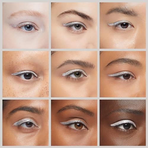Fashionwu White Eyeliner Pencil Professional Highlighter Eye Liner Pen Soft Strokes Waterproof Long-Lasting Eyeshadow Eye Silkworm Brighten Pencil Beauty Makeup Tool (48pcs)