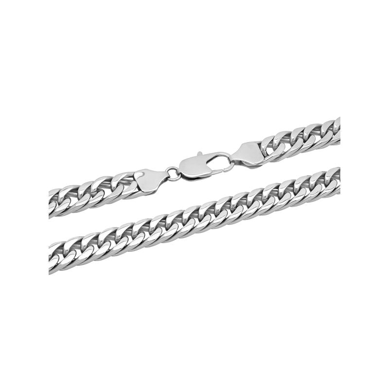 Men's Stainless Steel 22-Inch Curb Chain Necklace - Durable & Tarnish-Resistant