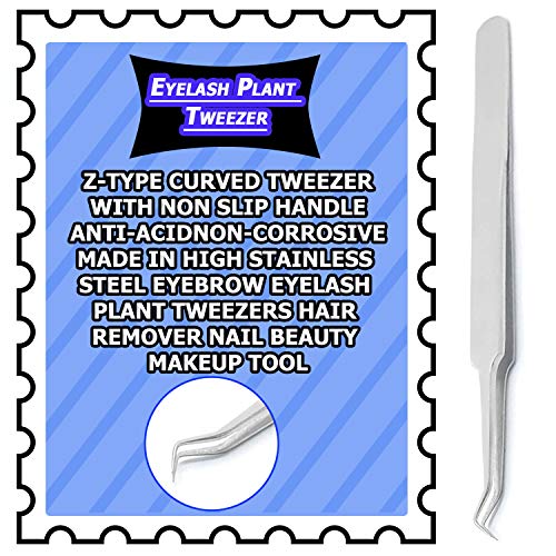 G.S Fine Tip Tweezers Stainless Steel Pro Eyelash Extension Hair Remover Tweezer Tip ELT-019