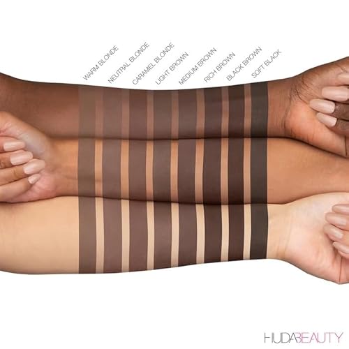 HUDA BEAUTY #BombBrows Full ¡®n Fluffy Volumizing Fiber Gel Warm Blonde