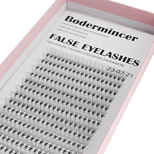 Bodermincer Lashes 10D D Curl 300pcs Large Pack Premade Russian Volume Fans Mink Eyelashes Lash Pre made Eyelash Extensions Supplies (10mm)