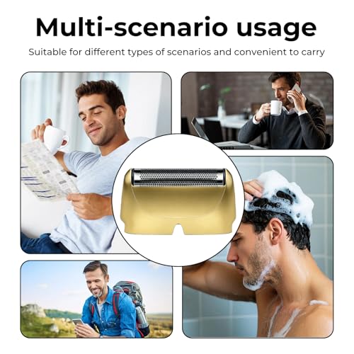 Replacement Blade Shaver PRO 2 Head for Electric Shaver Compatible with Skull Pitbull, Butterfly Kiss PRO & Palm Shavers with 3 Cleaning Brush (3Pack)