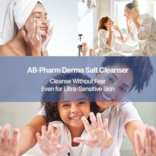 Derma Salt Foaming Cleanser, Gentle cleansing, Sooting, Hydration, Sebum Control, Suitable for sensitive skin, Vegan, Korea No.1 Derma Salt Formula, Aloevera, Skin-friendly ingredients
