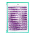 Bodermincer 7D/10D/20D/30D/40D/50D/60D/80D/100D Lash Cluster 240pcs D Curl Individual Cluster Eyelashes Fluffy false Eyelashes Extension Lash Cluster DIY at Home (20D Purple-14-16-18mm MIX)