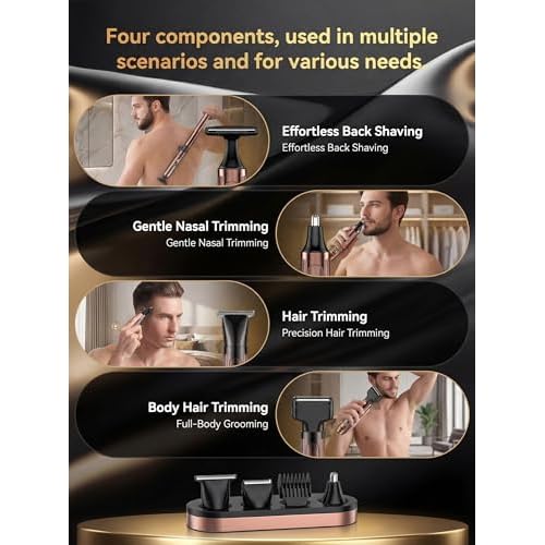 3Pack Pitbull Shaver Replacement Blade, Shaver Replacement Heads, Floating 4 Heads Compatible with Pitbull, Palm & Butterfly Kiss Shavers