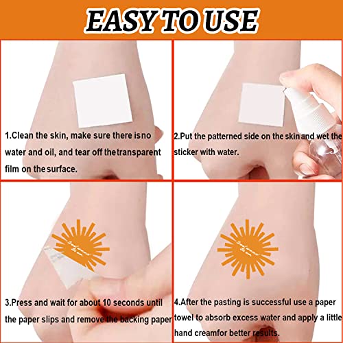 16 Sheets Sun Temporary Tattoos for First Trip Around the Sun Party Favors Decorations Supplies for Here Comes The Son Baby Shower Boys Girls Boho Hippie Sunshine Party(192 PCS)
