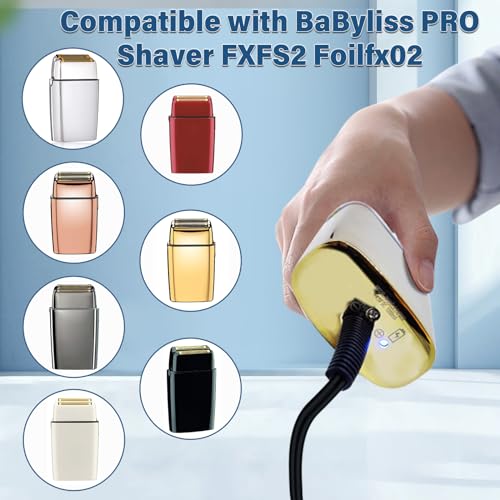 4.5V 1.2A Shaver Trimmer Charger Compatible with BaByliss PRO FXFS2 Power Cord AC Adapter for BaByliss PRO FX-FS2 FXFS2 Foilfx02 Foil FX02 FXFS2G Cordless Metal Double Foil Shaver Beard