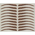Beauti-Full Brows|Easy Application|Waterproof|10 Pairs|Temporary Tattoo Eyebrows: Athena (Dark Brown)