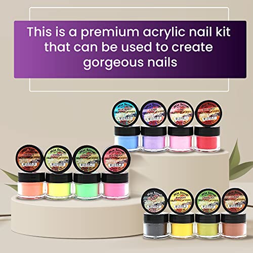 Mia Secret -Fruity Collection Nail Acrylic Powder set of 12