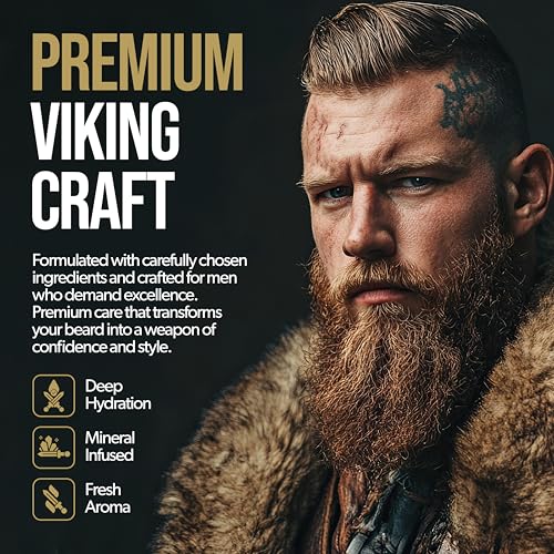 The Beard Struggle Viking Sea Mineral Beard Conditioner - 5.29 oz - Promotes Beard Health - Cleansing Beard Mask for Men