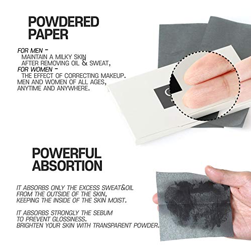 Paper Powdered Oil Clear 70sheets x3 pack