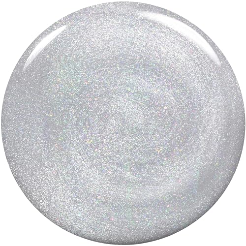 essie Expressie FX Quick-Dry Vegan Nail Polish, Silver Glitter Top Coat, 0.33 fl oz