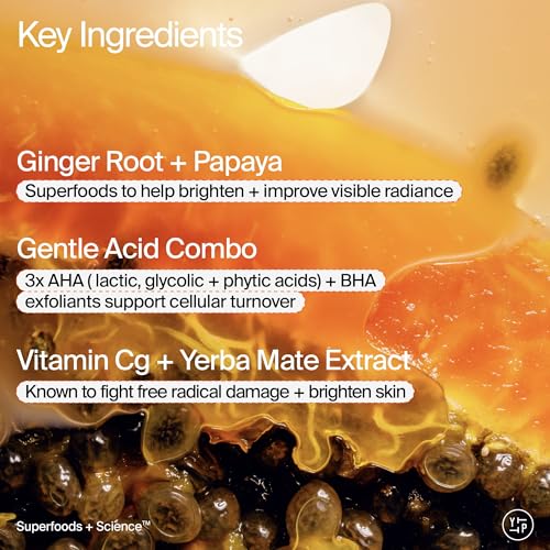 Youth To The People Superfruit Facial Cleanser - Papaya + Vitamin C Gentle Exfoliating Face Wash, Cellular Skin Renewal with AHA + BHA, Evens Skin Tone & Texture for Soft + Radiant Skin, Sulfate-free