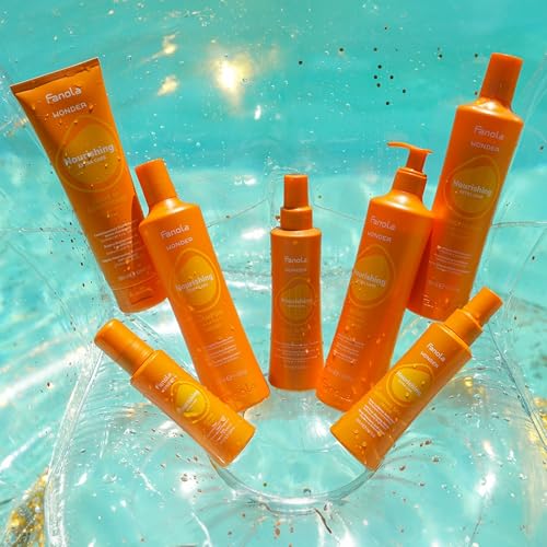 Fanola Wonder Nourishing Conditioner for Damaged Hair - Hydrating Treatment for Dry, Frizzy, and Chemically Treated Hair - Softens, Detangles, and Enhances Shine (33.8 Fl oz)