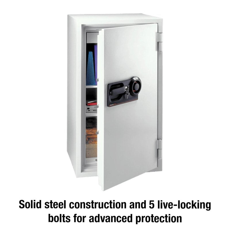 Fireproof Business Safe with Combination Dial Lock 5.7 Cu Ft - Light Gray