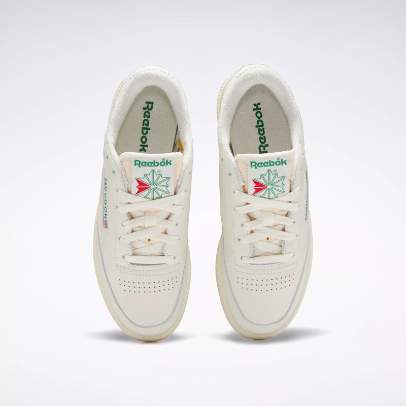 Women's Reebok Club C 85 Vintage Sneakers - White & Color Options