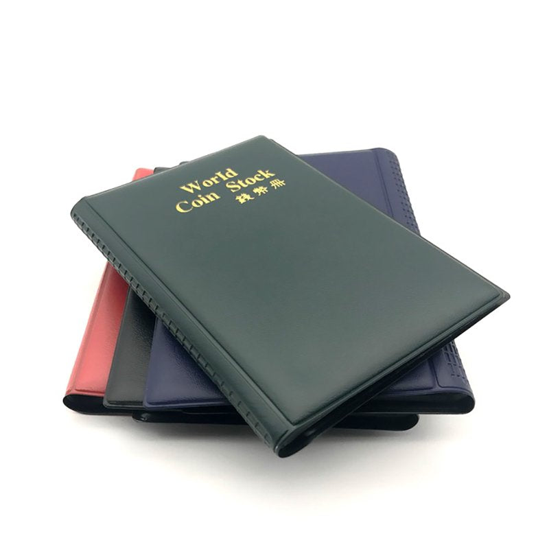 120 Pockets Coin Album Collecting Book Coin Holder Storage Wallet