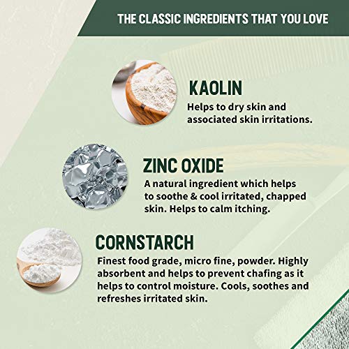 Clubman Pinaud Finest Powder, Classic White Powder for Men, Protection Against Sweat and Body Odor, 9 oz x 1 Pack