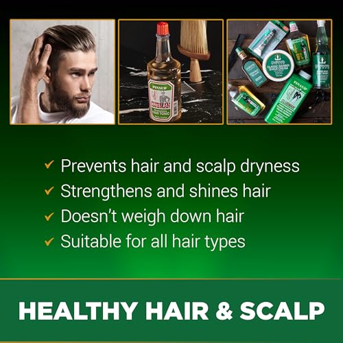 Clubman Pinaud Hair Tonic ? Classic Greaseless Men¡¯s Grooming Hair Tonic for Men, Stimulates Scalp & Revitalizes Hair Without Grease, 12.5 fl oz