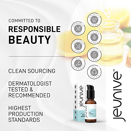 Deep Hydration Refreshing Triple Peptides Daily Eye Correction Serum | 48Hr Hydrating Delicate Eye Skin Area to Reduce Dark Circles, Puffiness, Fine Lines and Wrinkles, 1 oz (28g)