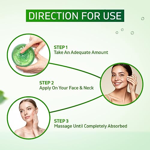 Aloe Vera Soothing Gel from freshly cut 100% Pure Aloe - Big 12oz - Vegan, Unscented - For Face, Skin, Hair, Sunburn relief (Unflavored)