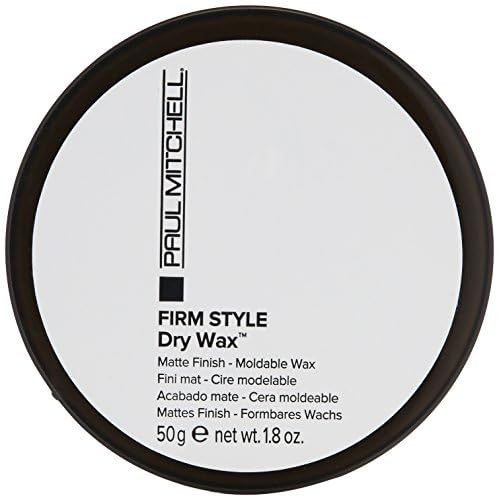 Paul Mitchell Dry Wax, Long-Lasting Hold, Matte Finish, For All Hair Types, 1.8 oz